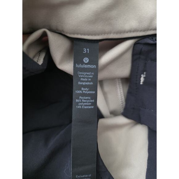 Lululemon Pants Mens 31 Tan Brown Commission Pant Warpstream Casual Athleisure - Picture 6 of 11